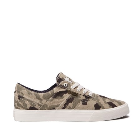 Supra Cobalt Womens Low Tops Shoes Camo UK 74MAO